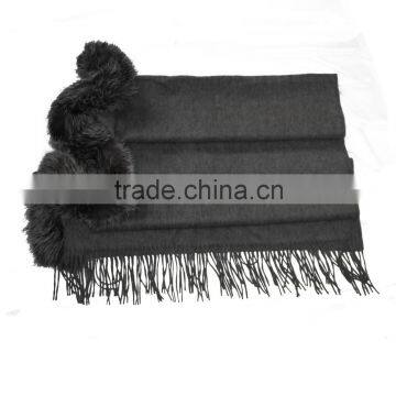 Wholse Popular Neckwear For Young Ladies Real fur Scarf