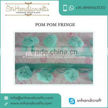 High Quality and Superior Brand Selling Pom Pom Fringe for Party and Decoration Use