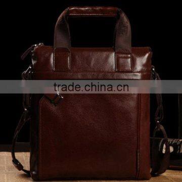 Professional men leather shoulder bag with CE certificate