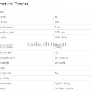 19 Inch LCD TV With USB AV TV VGA HD-MI Audio In Audio Out photo-3