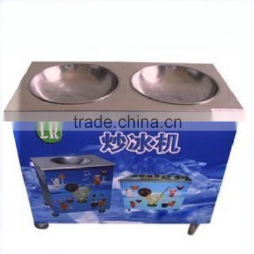 best quality fried ice cream machine double pan