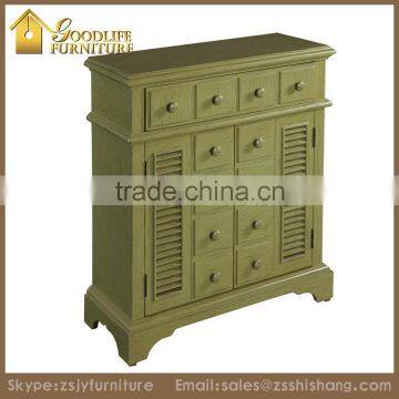 Wholesale Shabby Chic Antique Cabinet with Drawers and Shutters