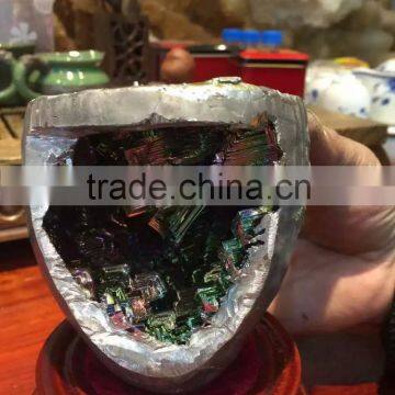 Wholesale Top Quality Small Natural Rainbow Quartz Crystal Geode Cluster for Decoration photo-5