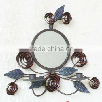 Home Decoration Flower Wall Mirror