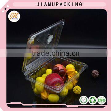 Disposable plastic packaging box for tomato blister