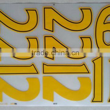 High Quality OEM Jersey Number Heat Transfer