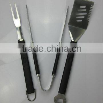 America hot sale 3 piece stainless steel bbq grill tool set