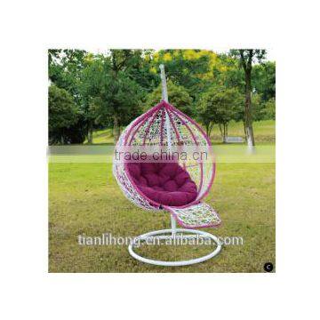 Cheap patio hanging swing basket chair