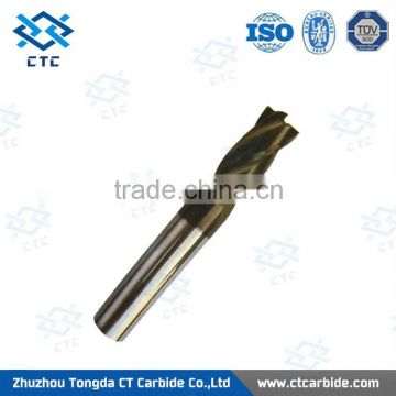 Hot sale micro grain carbide 45 degree end mill