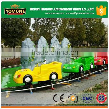 Kiddie outdoor amusement ride mini water way tank with track