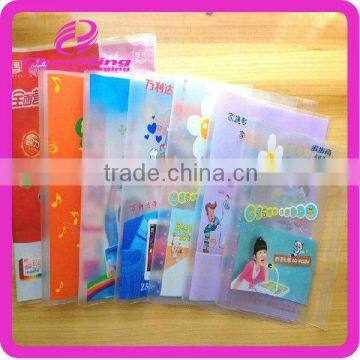 China yiwu printed color plastic opp plastic school book covers