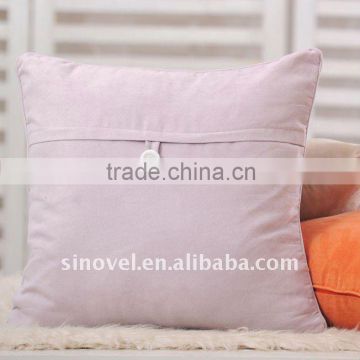 suede backrest pillow fabric