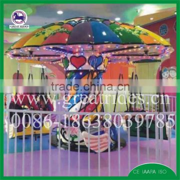 Shopping mall children games electric mini flying chair