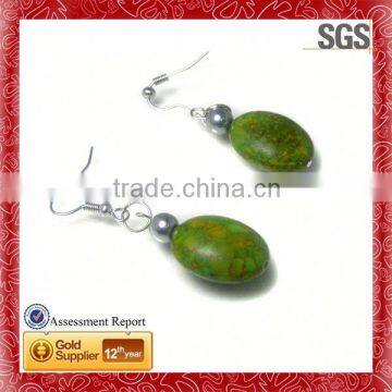 Hematite Fashion Jewelry Store Stunning Ladies Turquoise Fashion Earrings