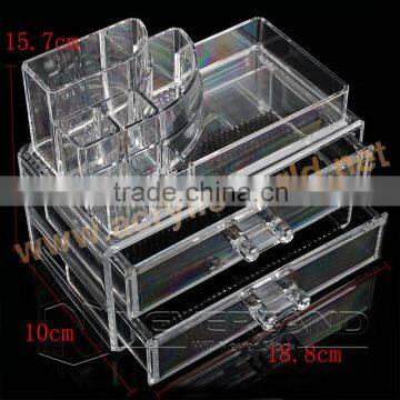 acrylic cosmetic storage cabinet/acrylic makeup storage cabinet/acrylic drawers