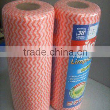 Soft And Comfortable Cross Lapping Polyester And Viscose Spunlace Nonwoven Fabric for Wipes Tissue Hydrophilic
