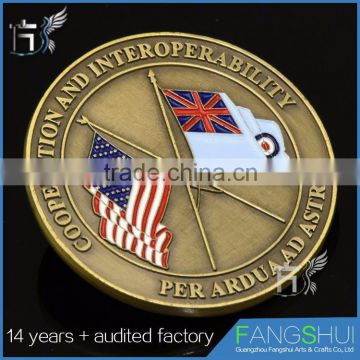 Hot sale metal usa souvenir coins,metal soft enamel logo coin tokens