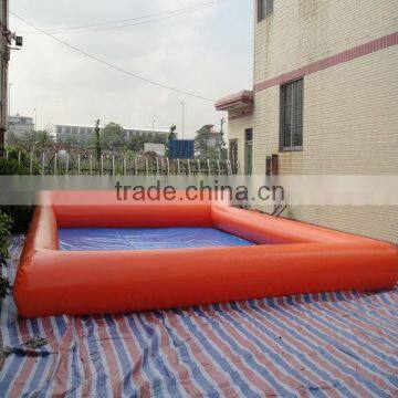 Hola square inflatable adult swimming pool