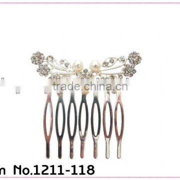 high-end rhinestone crystal hair comb accessories