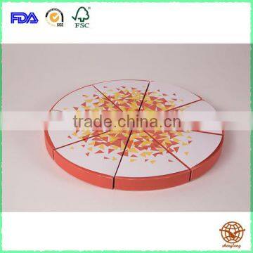 Fashionable Custom Printed Kraft Pizza Box, High Quality Pizza Box