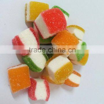 BULK jelly filled halal marshmallow with shape