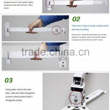 Extendable and Lightweight Wall Projector Ceiling Mount Universall photo-3