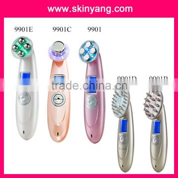 2016 Japan New Hot Home Use Handhold face lifting High Quality Ultrasonic Facial Massager for facial slimming and skin lifting