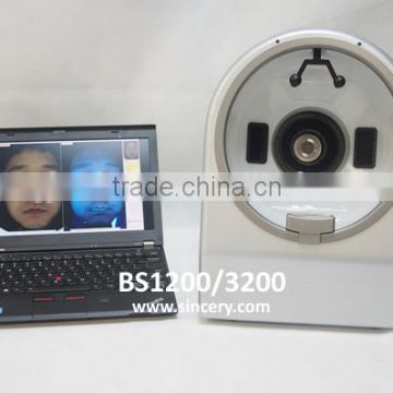 Professional 3d magic mirror facial skin analysis device