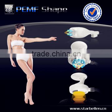 Two Cyclone Multipolar RF & Vacuum Hand Beauty Equipment PEMF Shape