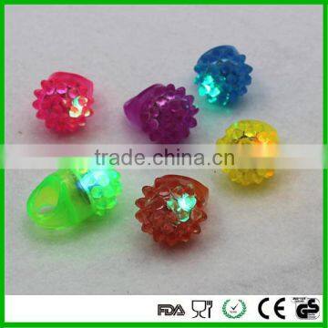 Colour Changing Party Flashing Light Rings Led Jelly Finger Ring photo-6