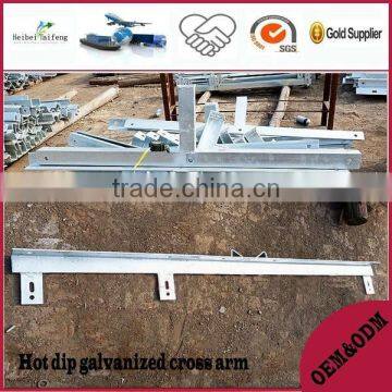 Hot dip galvanized cross arm