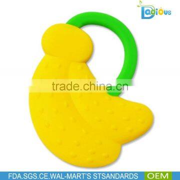 New Design Soft Fruit Shape Baby Chewing Toys Silicon Chew Toys For Infants