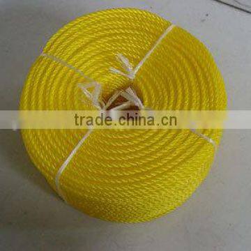 white 3 strand polyester marine rope twist rope cord line