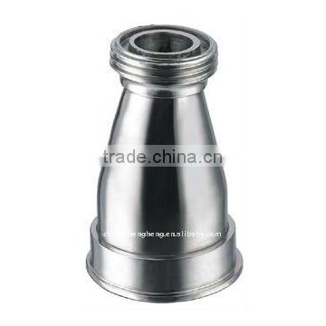 Stainless steel pipe with ferrule thread