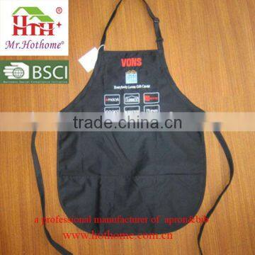 Beautiful Promotion Black Apron