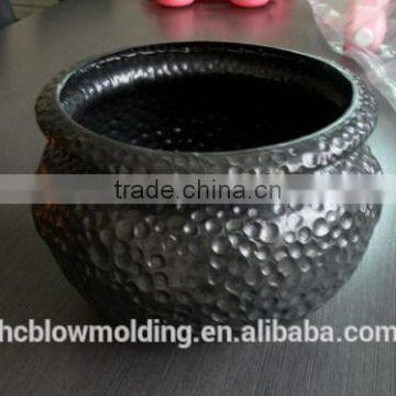 Custom plastic flower pot Various Size Flowerpot Garden Pots Plante HDPE,Artificial metal
