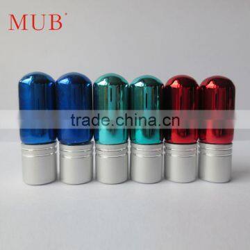 3ml Mini Glass Roll on Deodorant Bottles for Essential Oil, Empty Refillable UV Colored Roll on Perfume Bottles photo-2