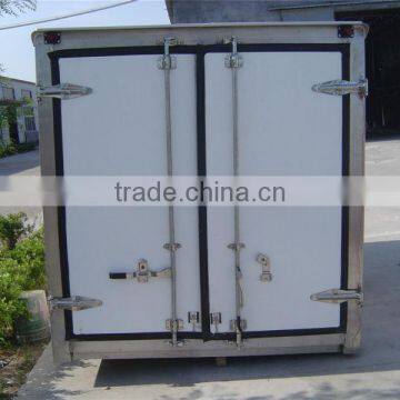 coated steel frigo cargo van truck body mobile cooking trailer