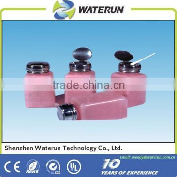 Pink ESD Plastic Dispenser Bottle