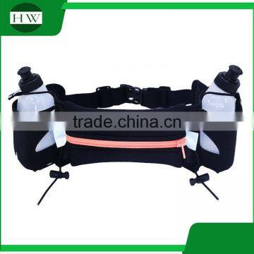 Custom Wholesale Logo Printed Reflective Waterproof Led Cell Mobile Phone Gym Sports Running Belt Waist Bag Pack With Bottle photo-3