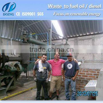 High Profit and Low Risk Best Quality get fuel oil from tyres Plant with CE