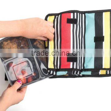 Microwave Safe Food Container Lid 3 Divided Plastic Lunch Box photo-4
