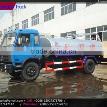 8m3 DONGFENG Septic Vacuum Truck , Septic Tank Trucks for Sale
