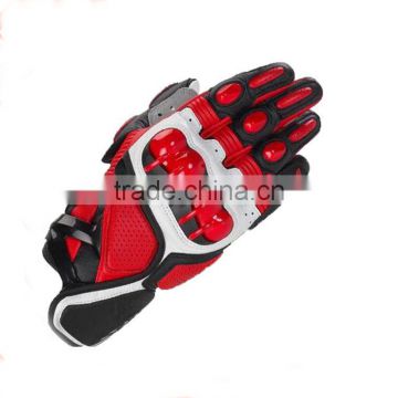 China newest motorcycke safety biker riding leather gloves on sale