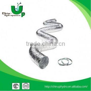 Ventilation 4'5'6'8'10'12 aluminum duct with 2 clamps/air conditional aluminum ducting/flexible ventilation duct