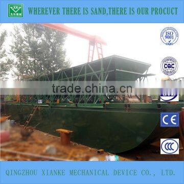 60m3 Small Self-unloading River Sand Barge Boat photo-3