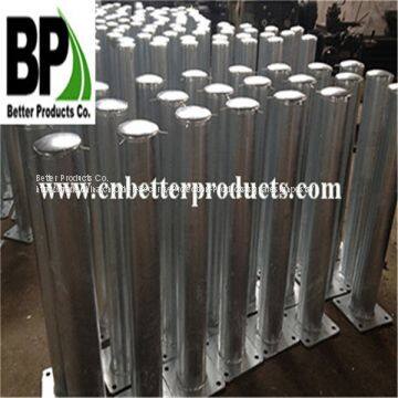 Yellow Powder Coated Steel Bollards photo-5