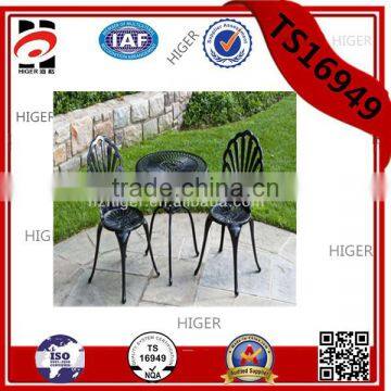 Metal outdoor patio garden furniture tables and chairs