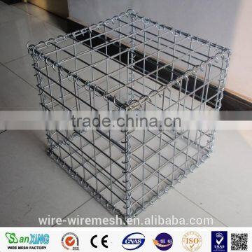 Hot dipped galvanized welded gabion box wire mesh factory in stock