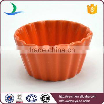 Custom Small Ceramic Colorful Microwave Cake Bowl Cake Mold photo-5